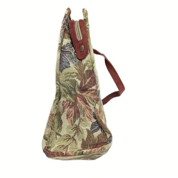 RICARDO BEVERLY HILLS Weekender Tapestry Carpetbag Travel Tote VINTAGE - Picture 3 of 16